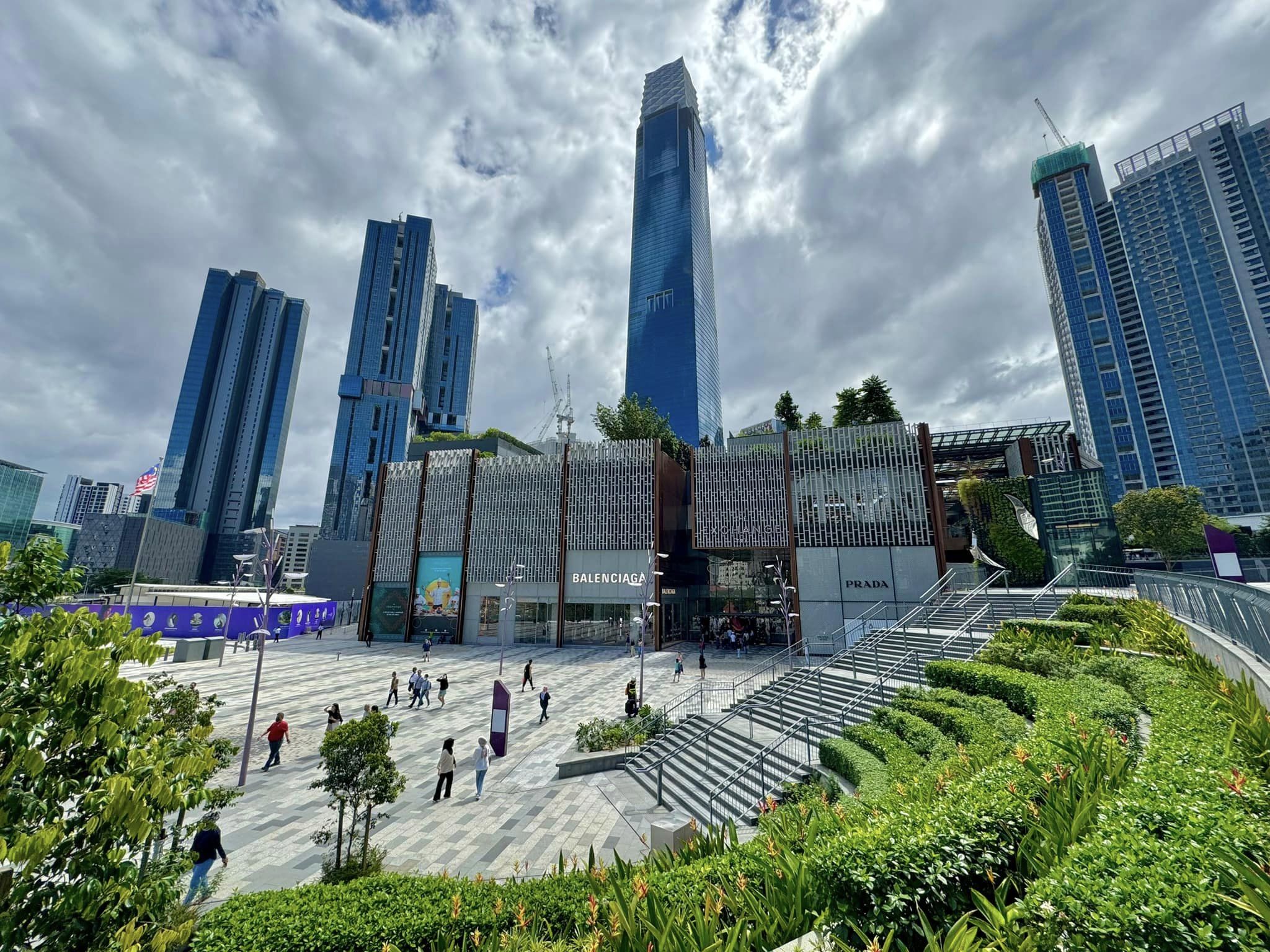 Kuala Lumpur skyline with condominiums