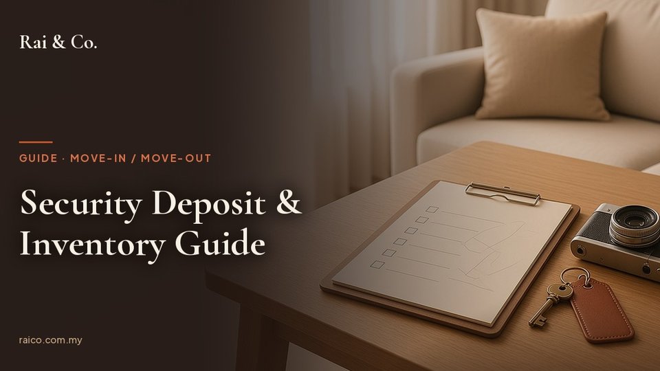 Deposits & inventory guide