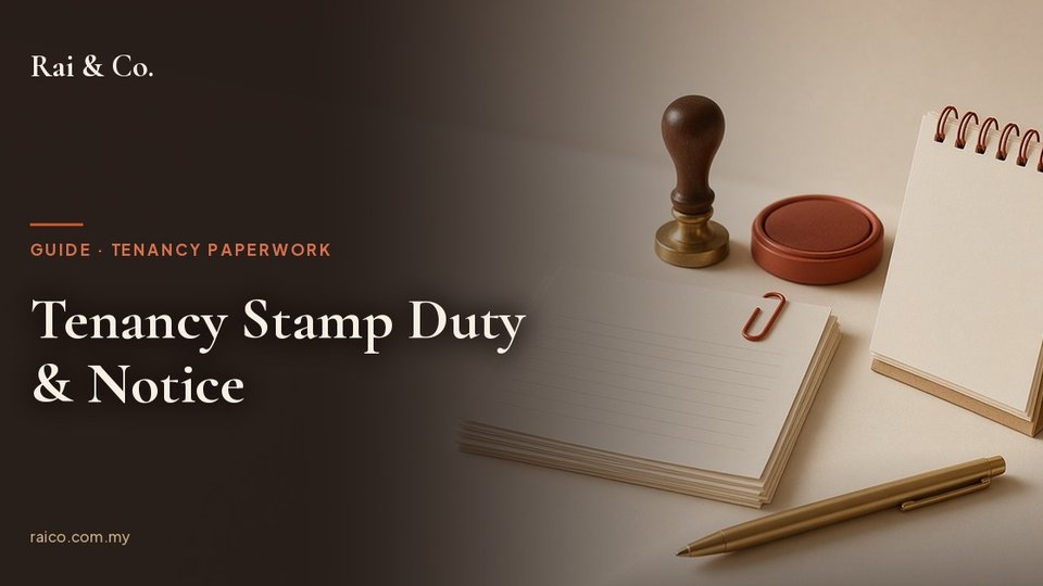 Stamp duty & notice guide